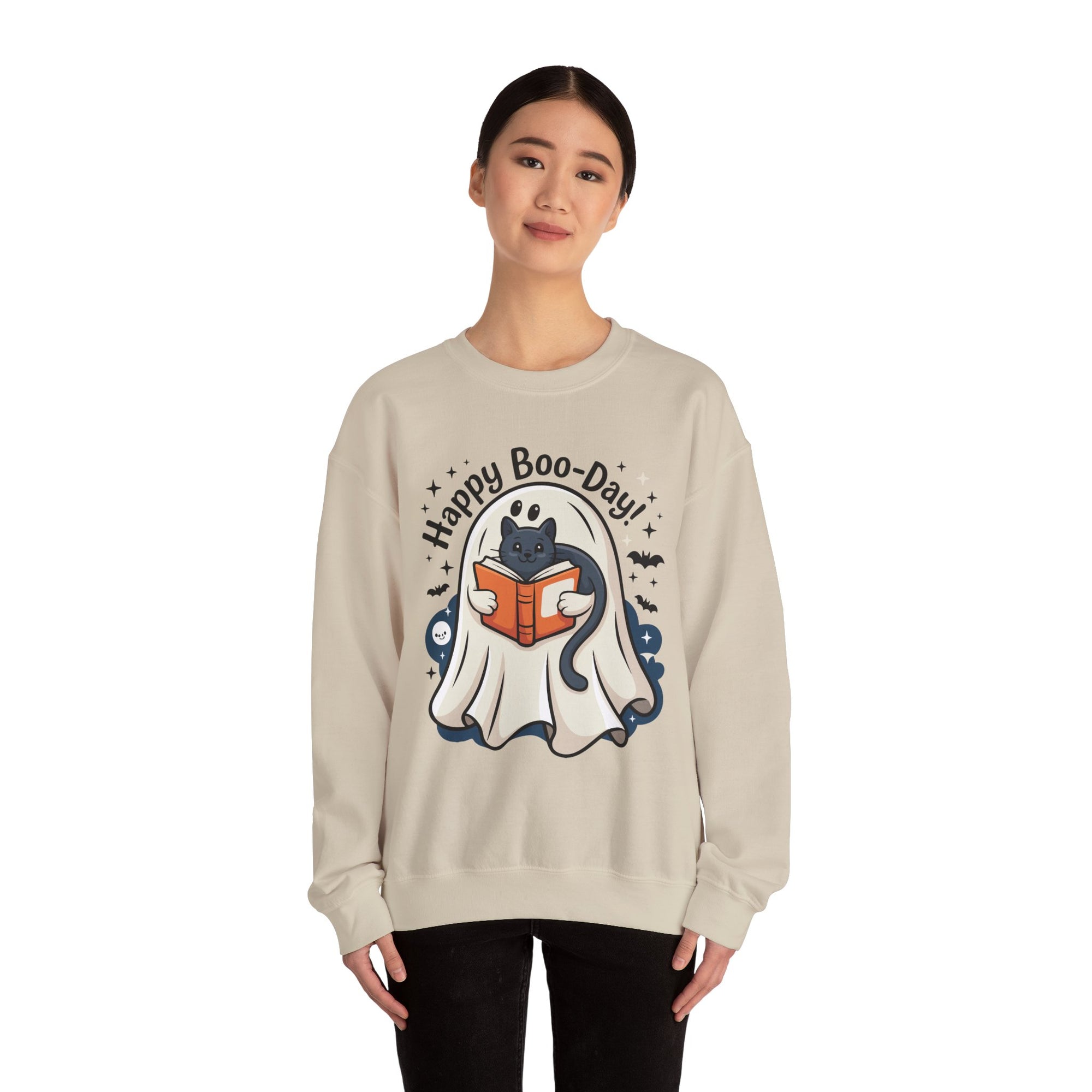 Happy Boo-Day! - Halloween Crewneck Sweatshirt