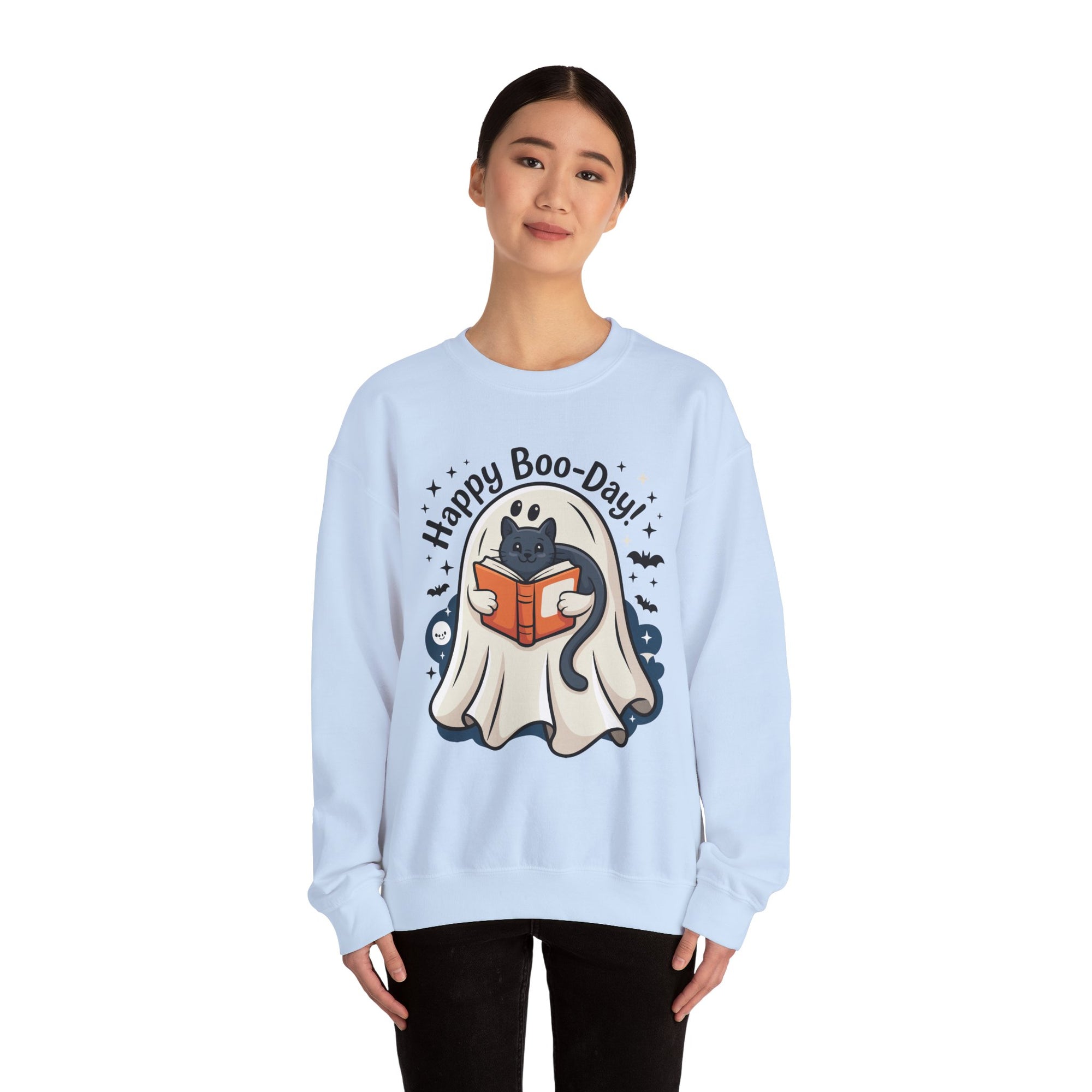 Happy Boo-Day! - Halloween Crewneck Sweatshirt