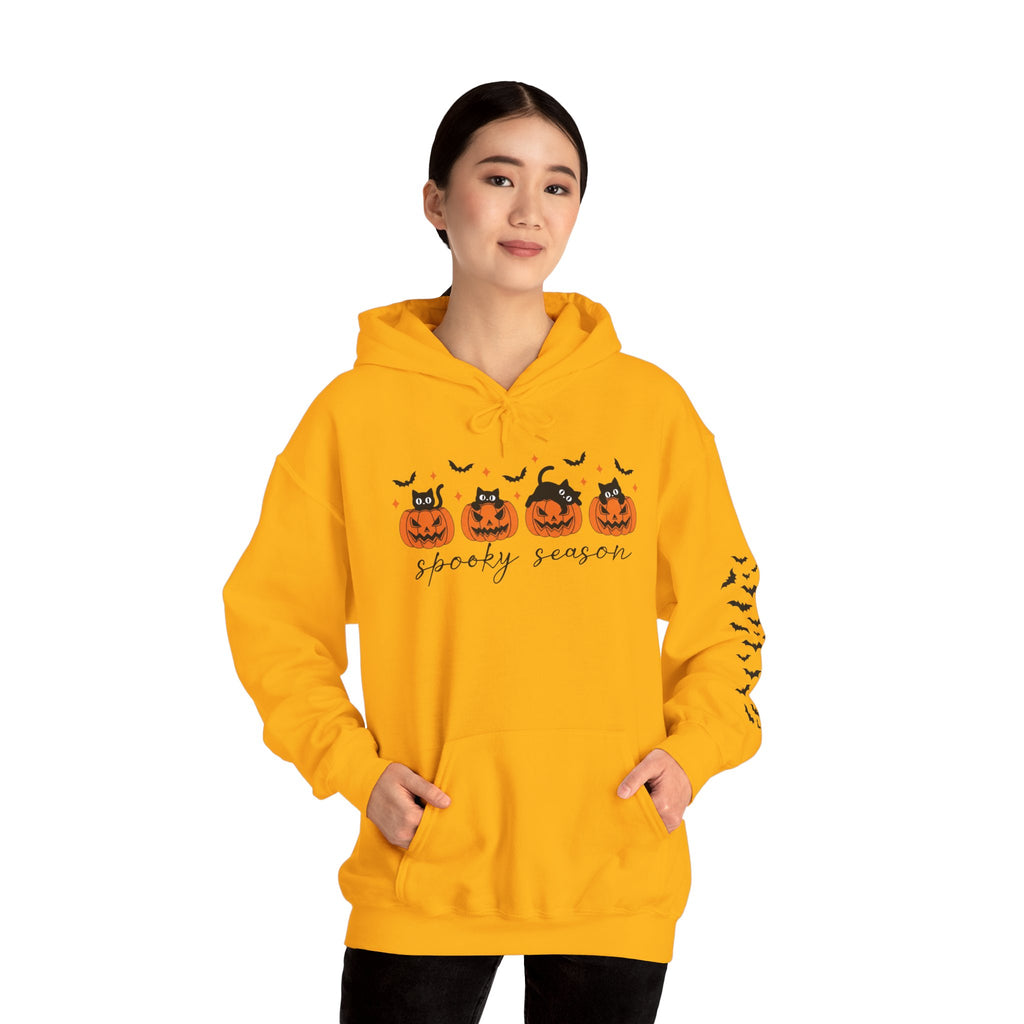 SpookyCat Season - Halloween Hooded Sweatshirt