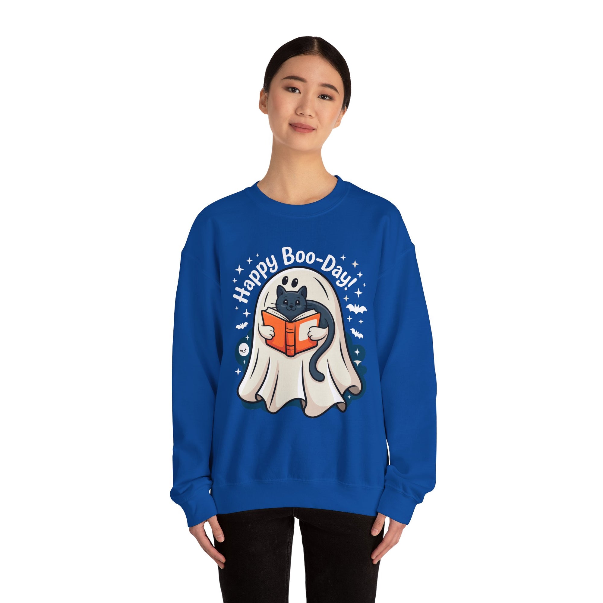 Happy Boo-Day! - Halloween Crewneck Sweatshirt