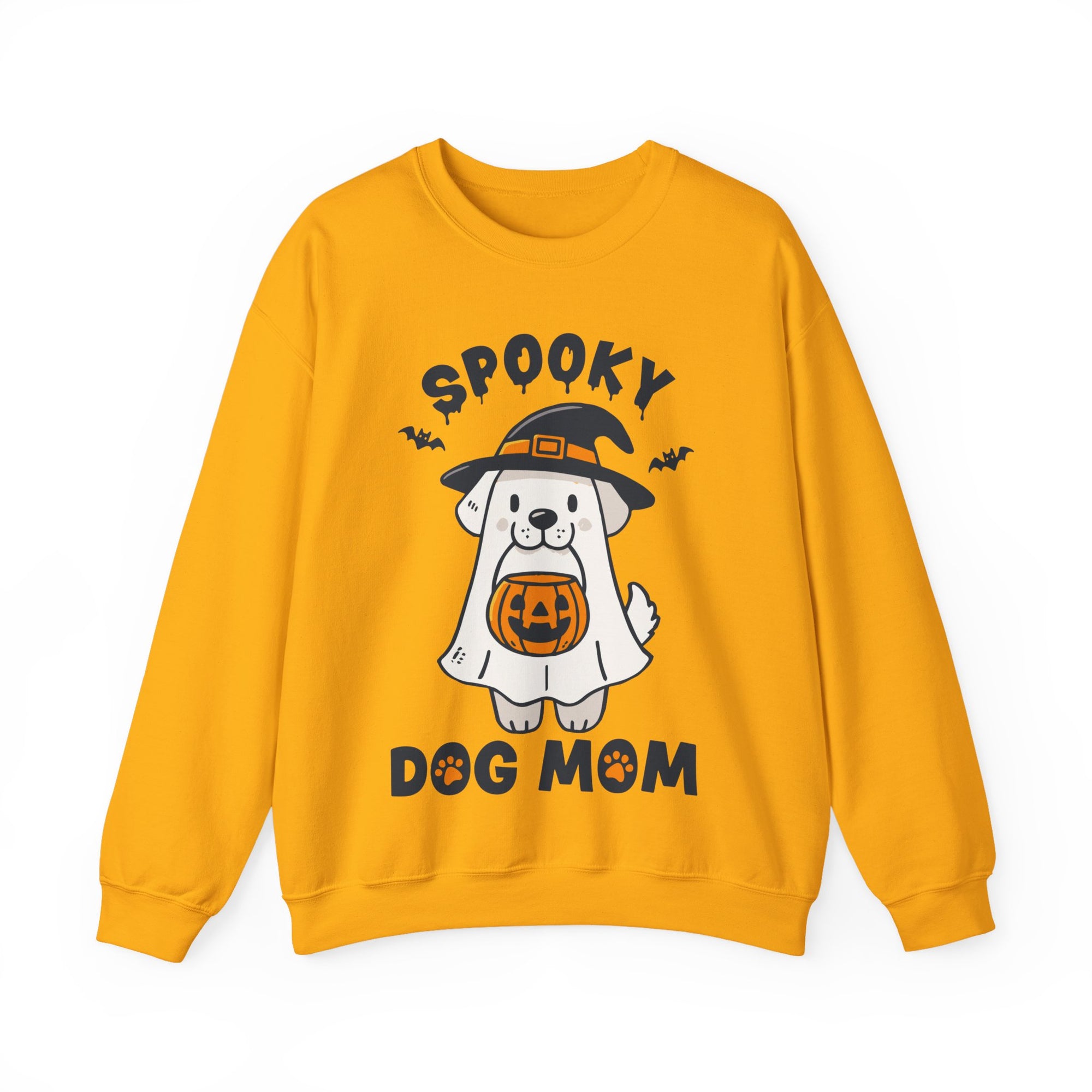 Spooky Dog Mom - Halloween Crewneck Sweatshirt