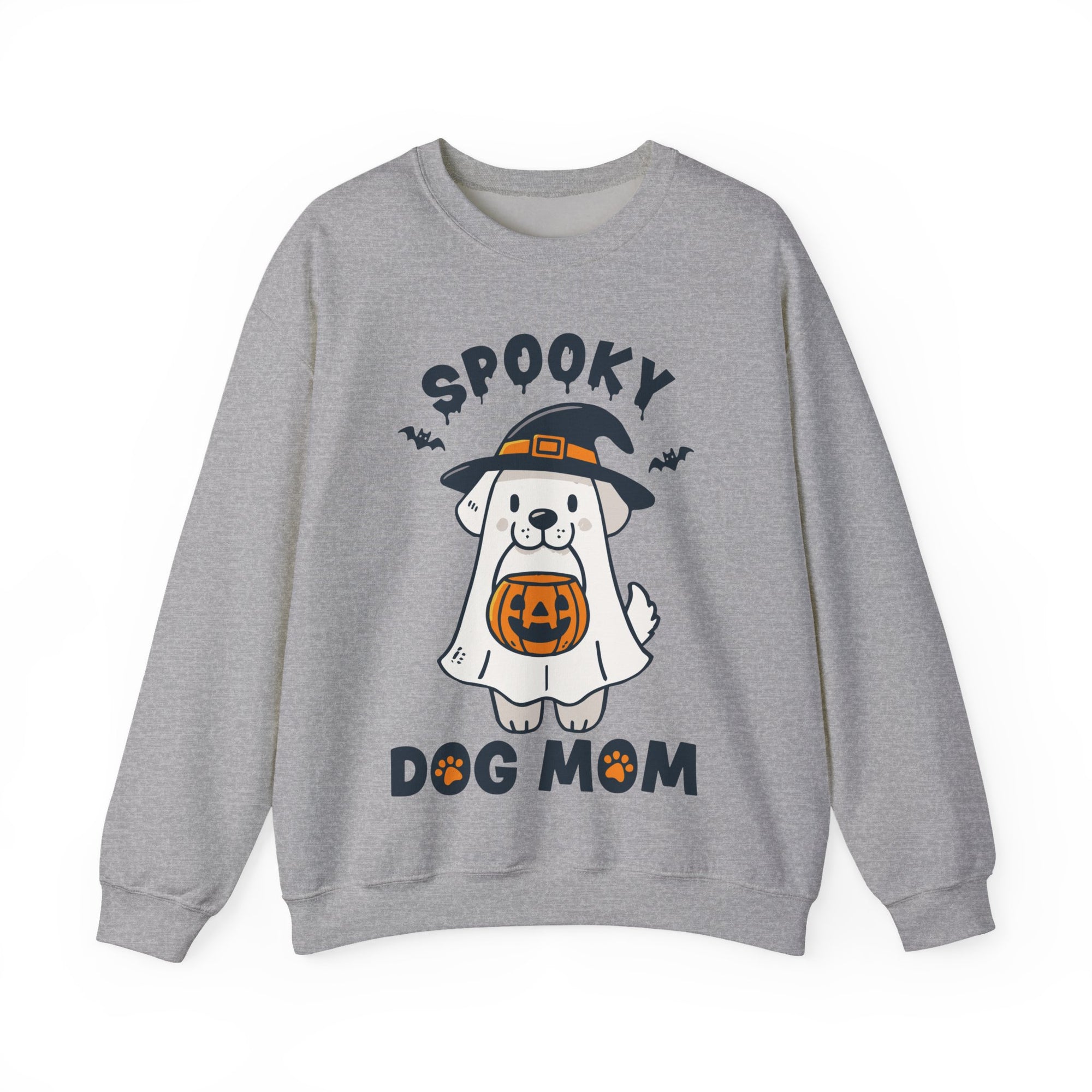 Spooky Dog Mom - Halloween Crewneck Sweatshirt