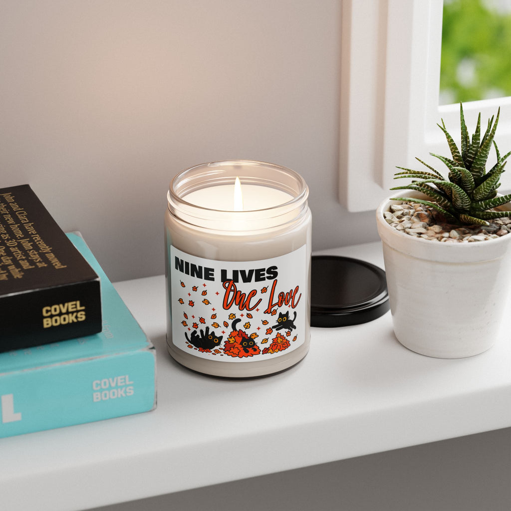 NineLives, OneLove - Halloween Scented Candle, 9oz