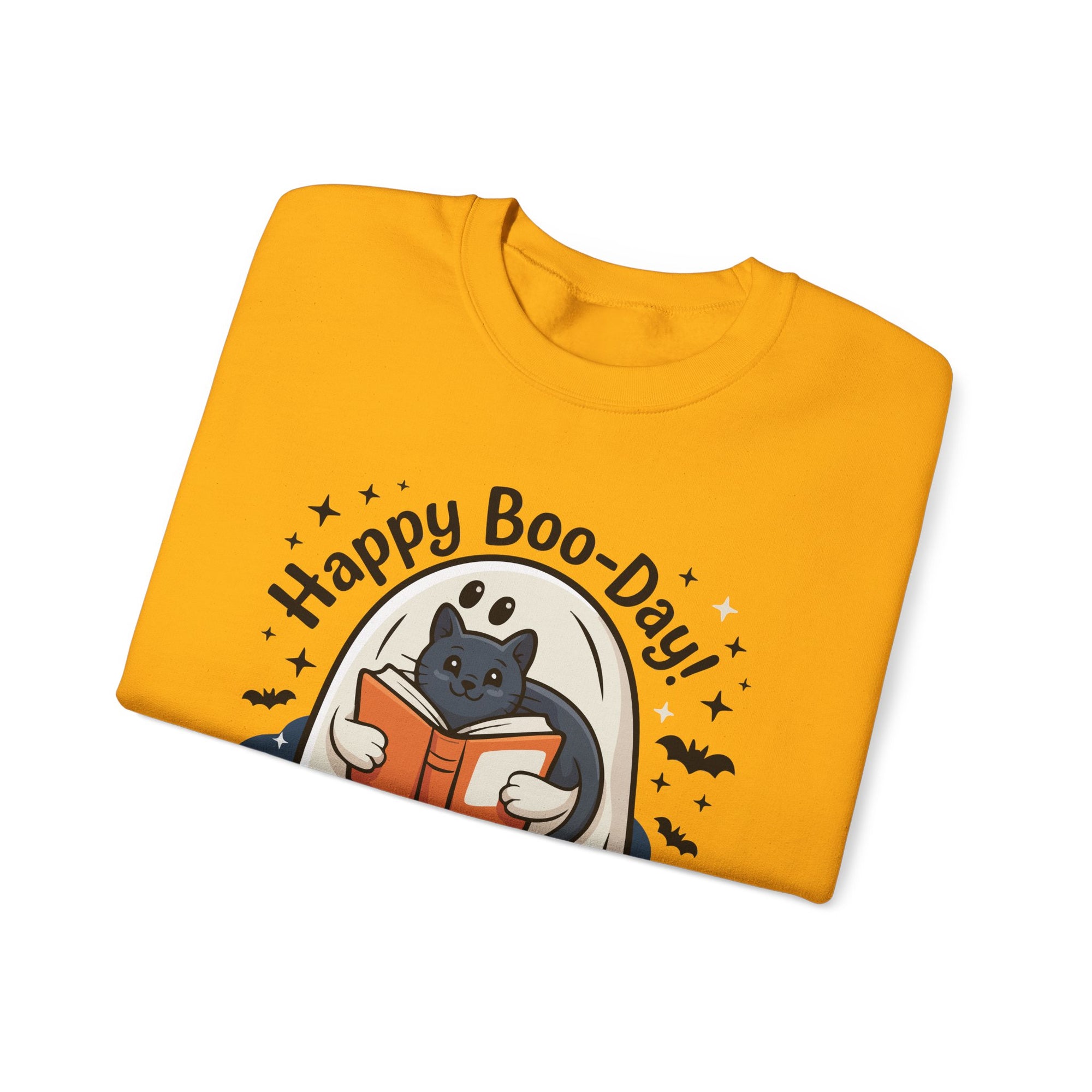 Happy Boo-Day! - Halloween Crewneck Sweatshirt