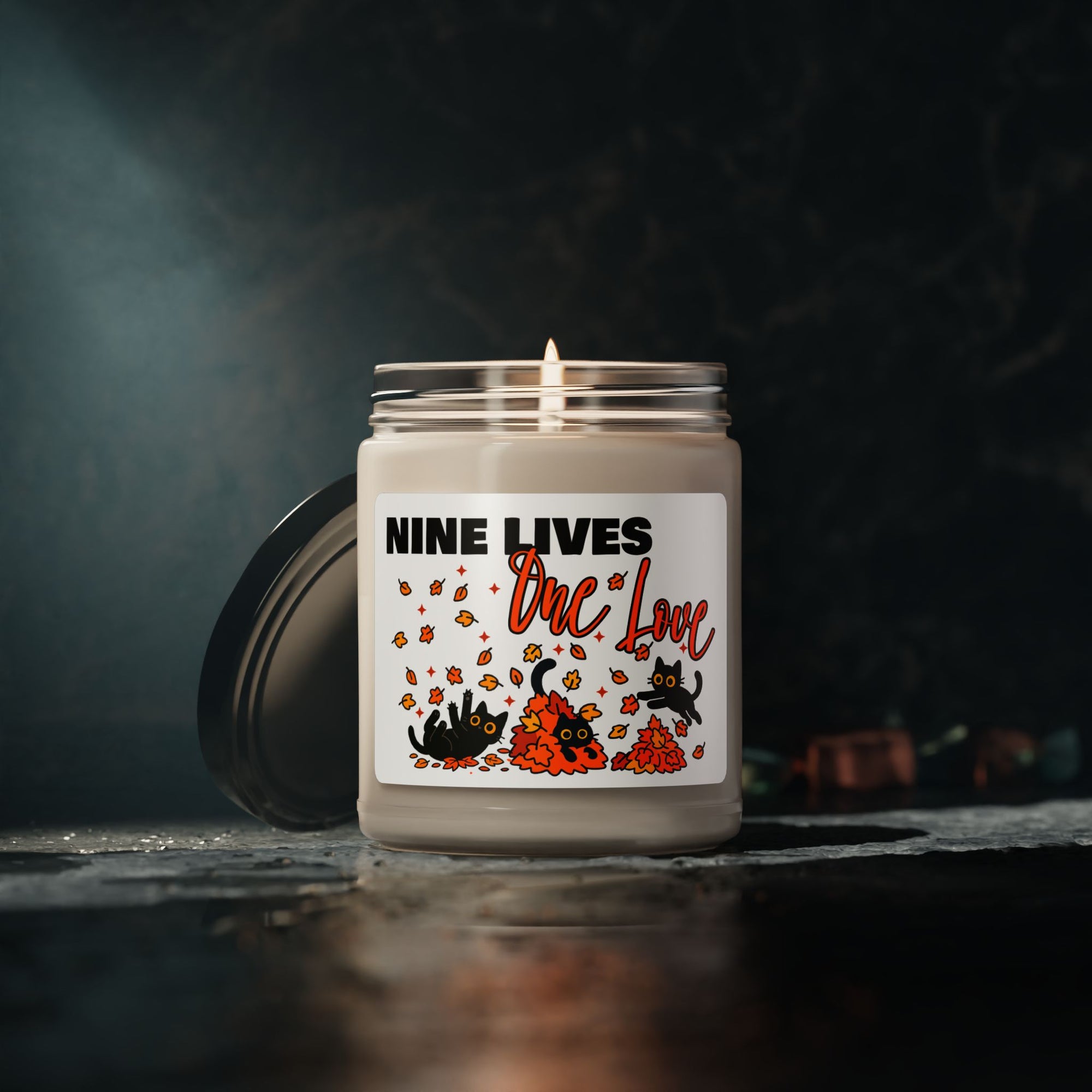 NineLives, OneLove - Halloween Scented Candle, 9oz