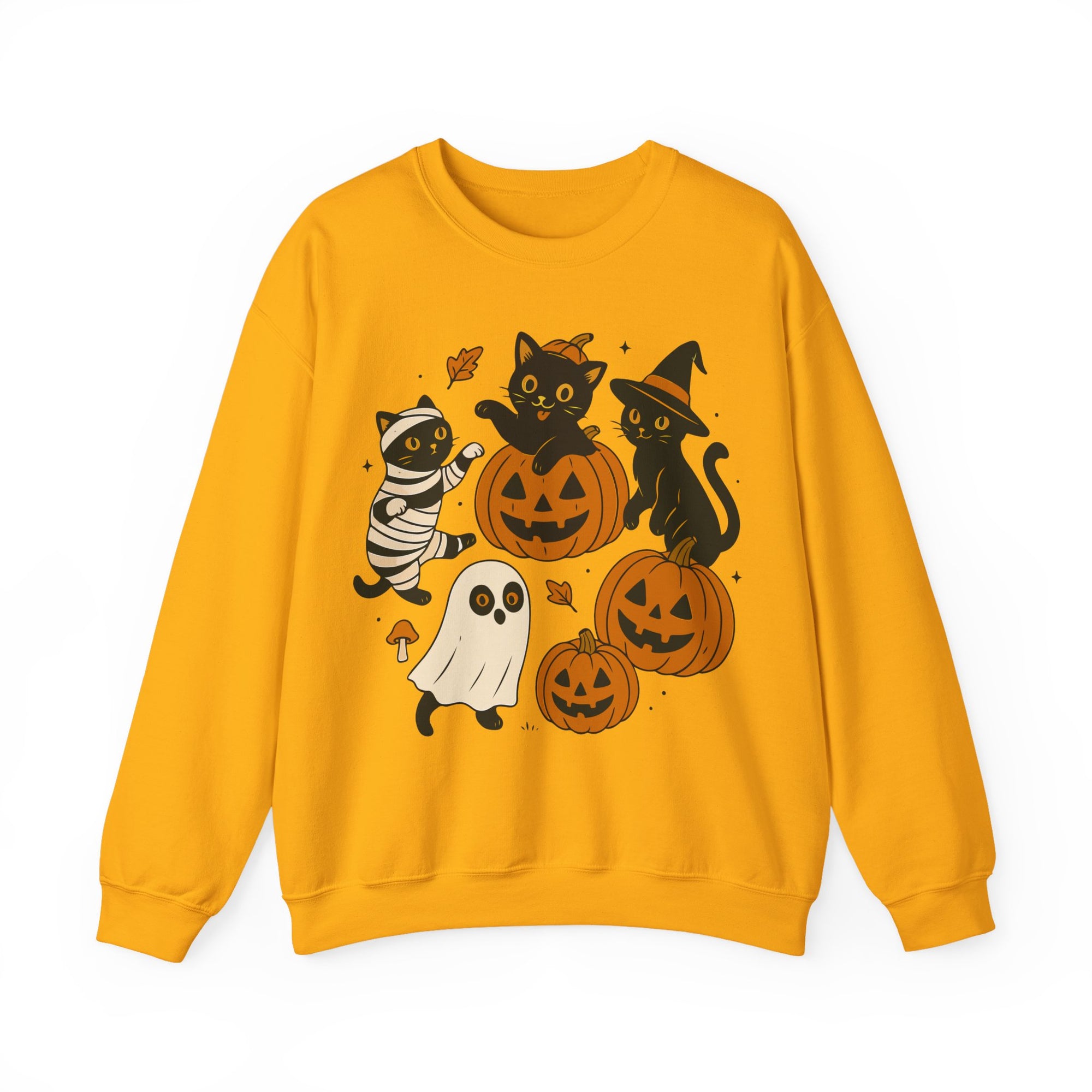 PumpkinCats - Halloween Crewneck Sweatshirt
