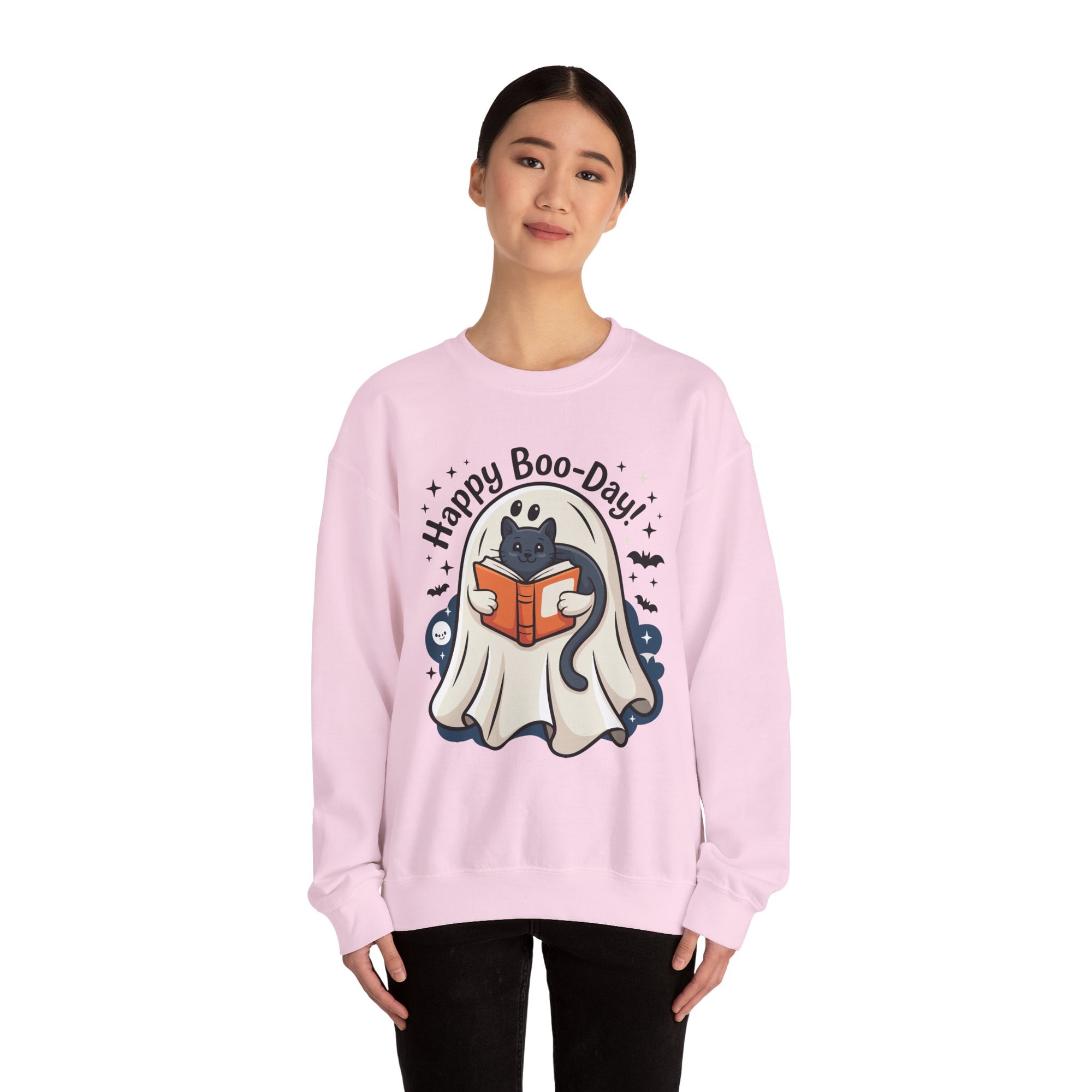 Happy Boo-Day! - Halloween Crewneck Sweatshirt