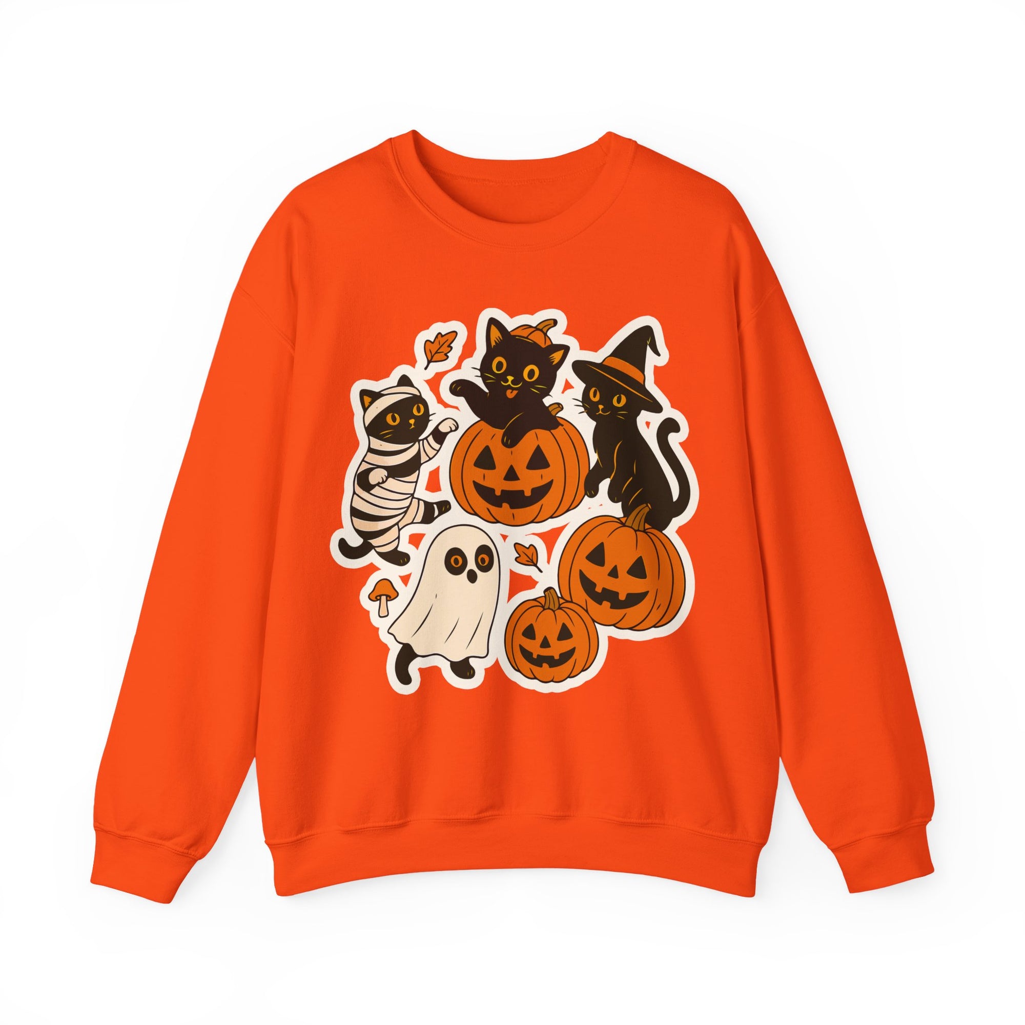 PumpkinCats - Halloween Crewneck Sweatshirt