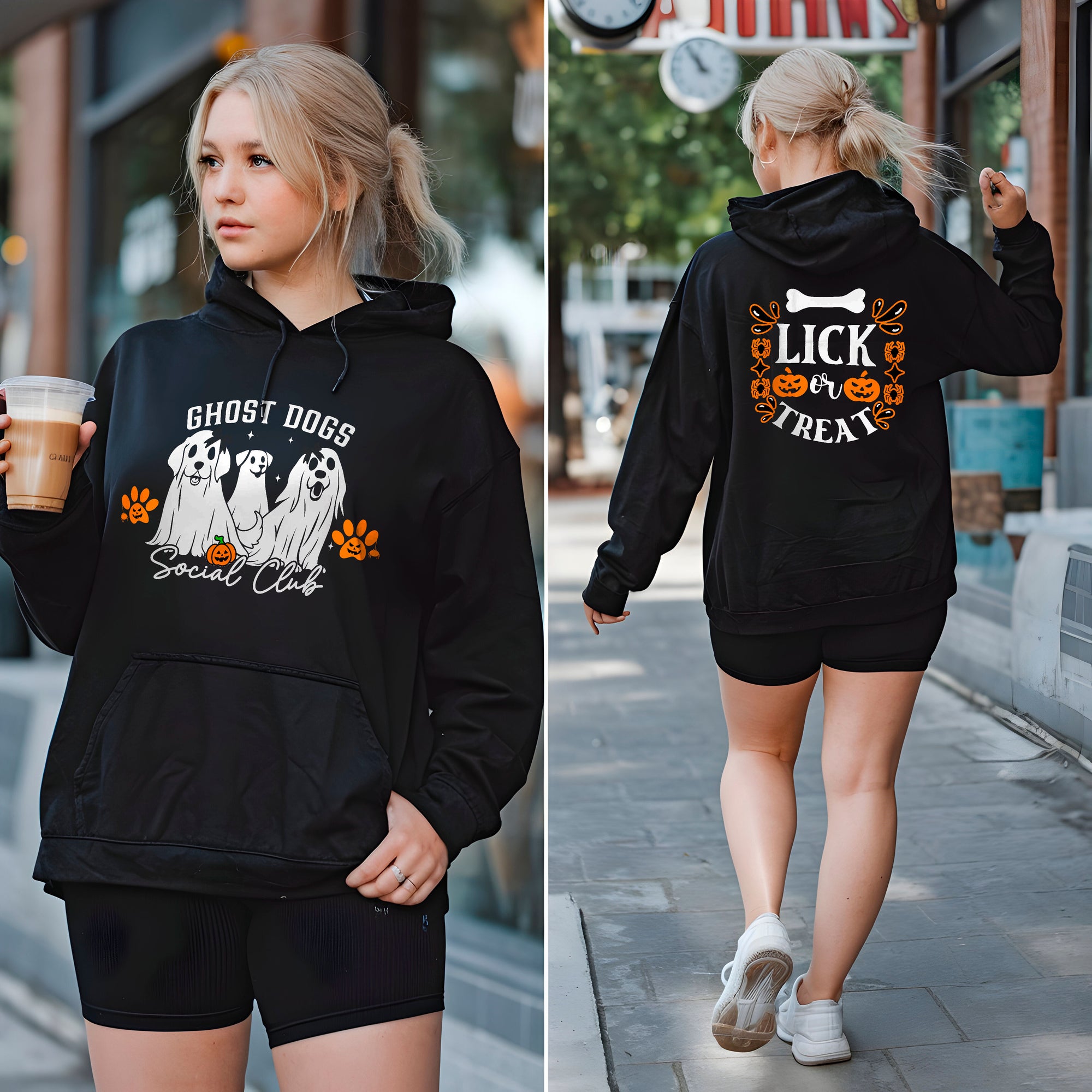 GhostDogs SocialClub - Halloween Hooded Sweatshirt