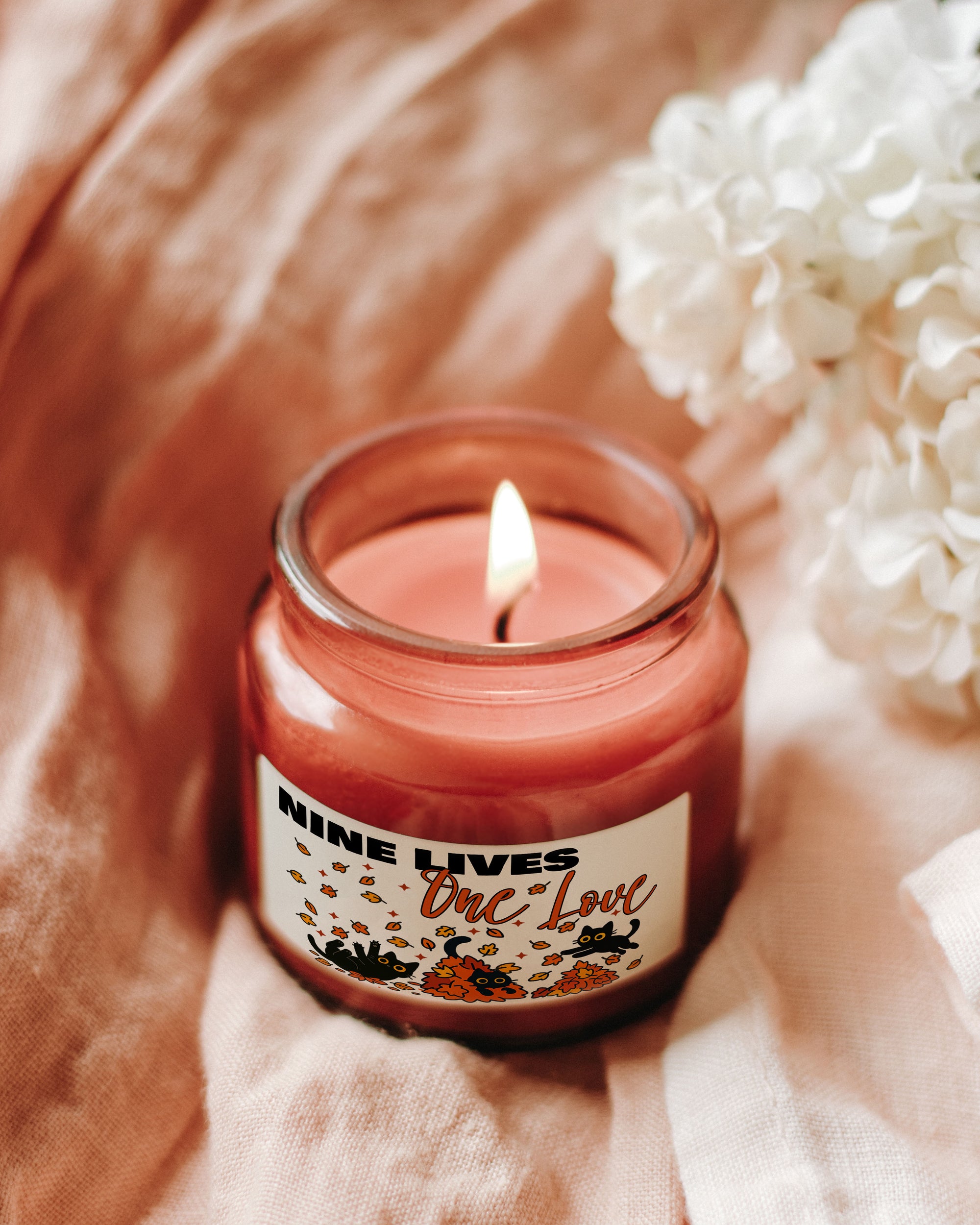 NineLives, OneLove - Halloween Scented Candle, 9oz