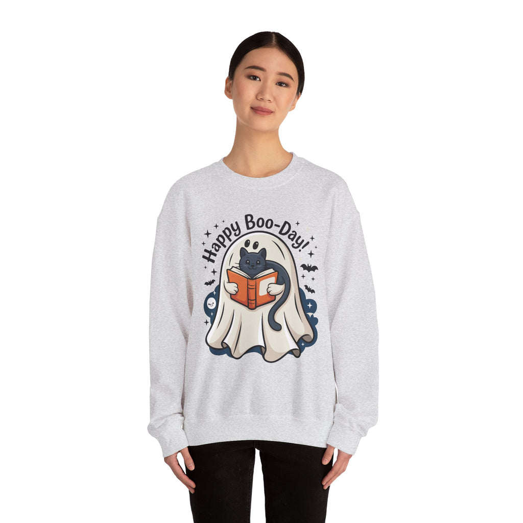Happy Boo-Day! - Halloween Crewneck Sweatshirt