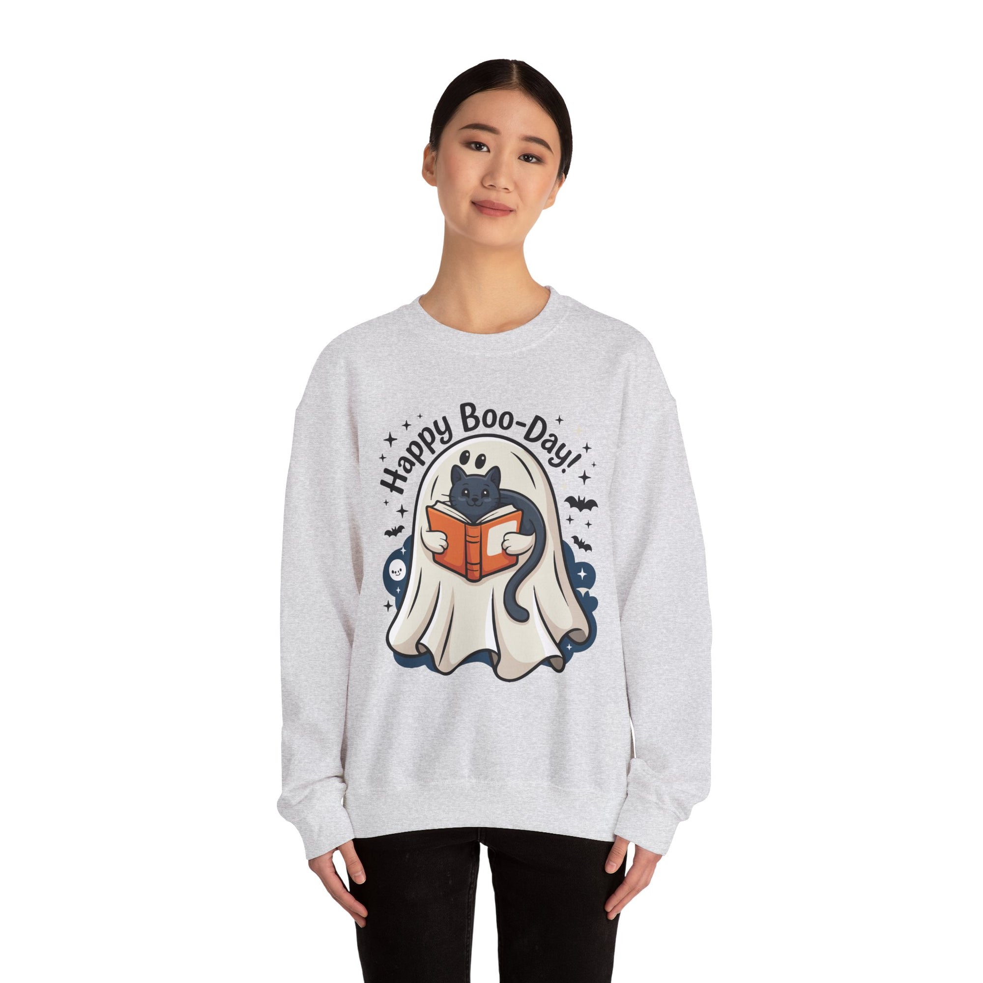 Happy Boo-Day! - Halloween Crewneck Sweatshirt