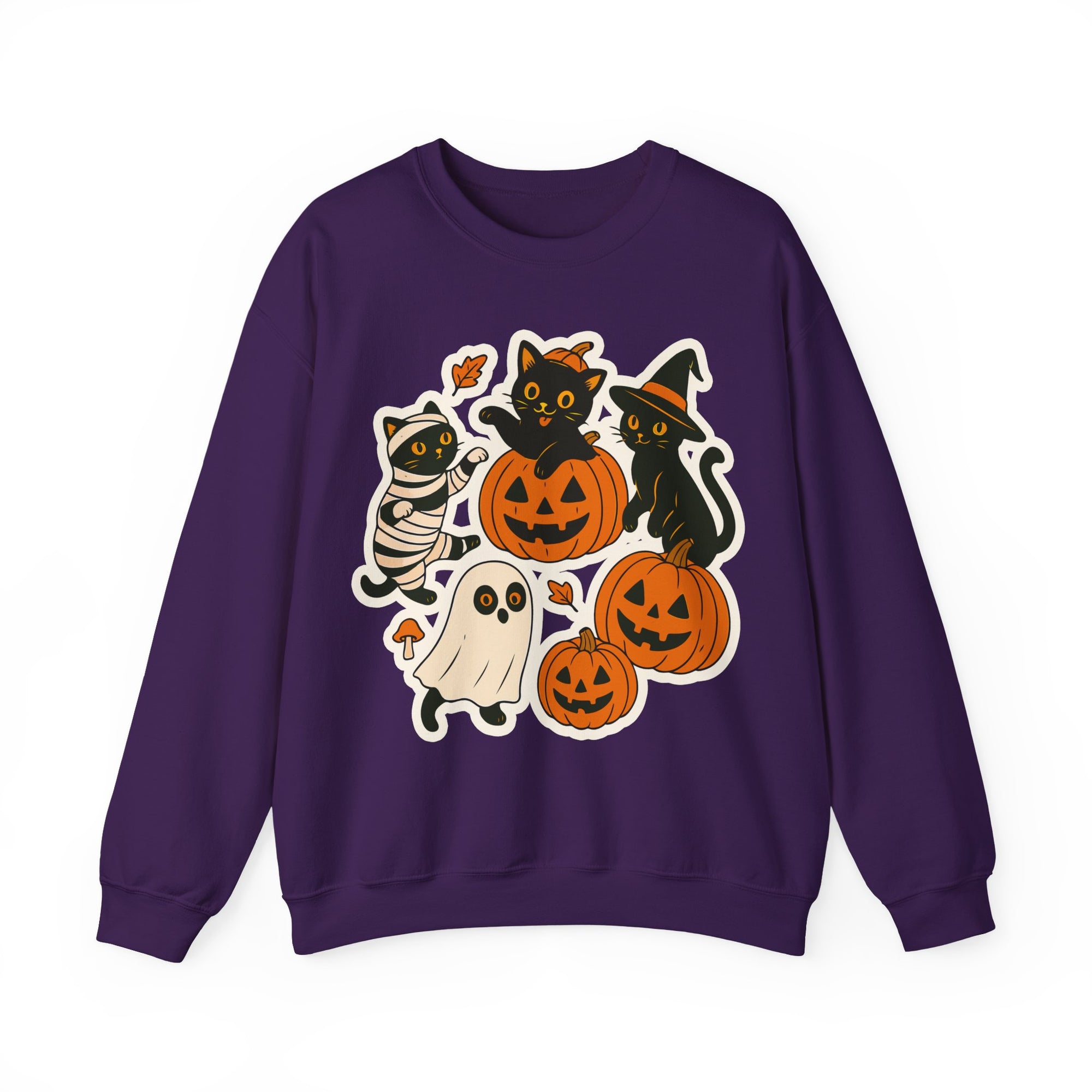 PumpkinCats - Halloween Crewneck Sweatshirt