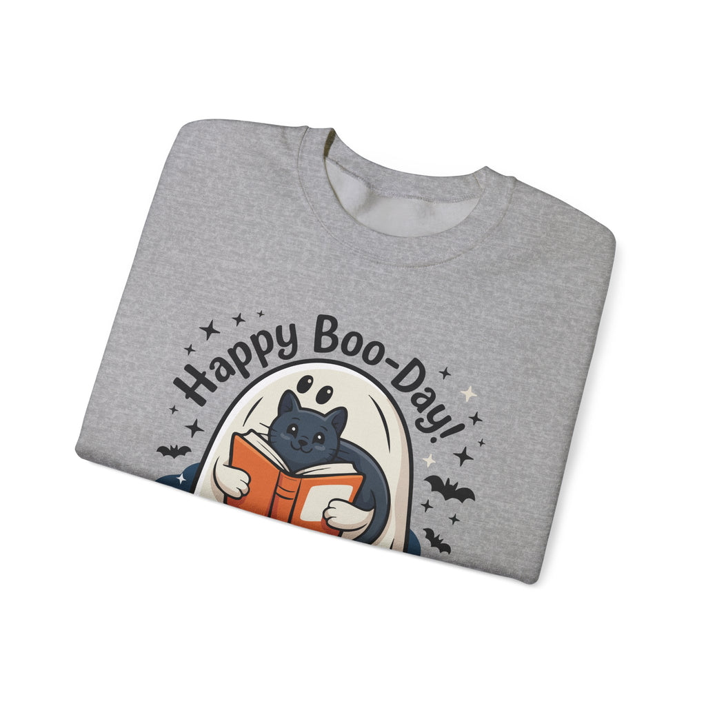 Happy Boo-Day! - Halloween Crewneck Sweatshirt