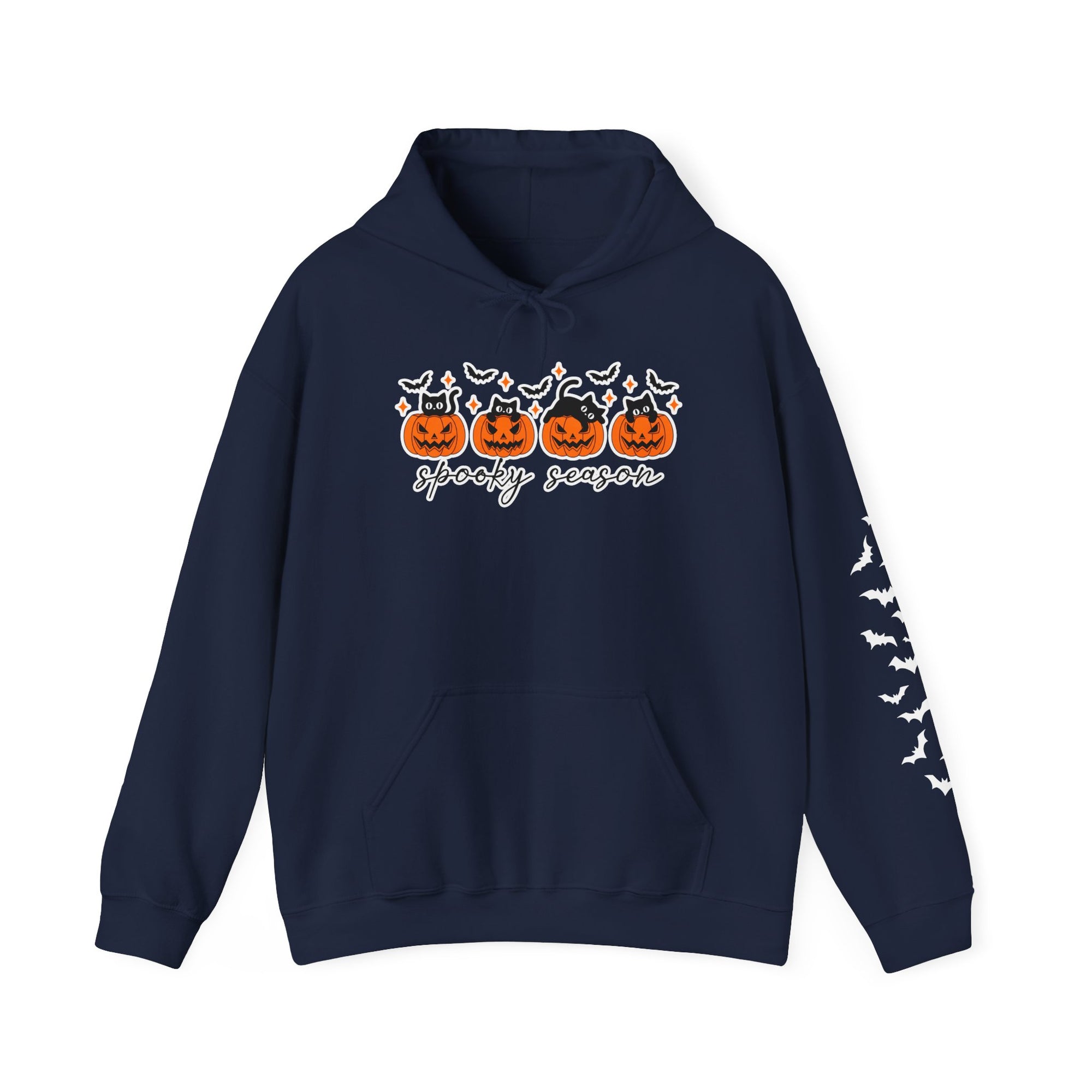 SpookyCat Season - Halloween Hooded Sweatshirt