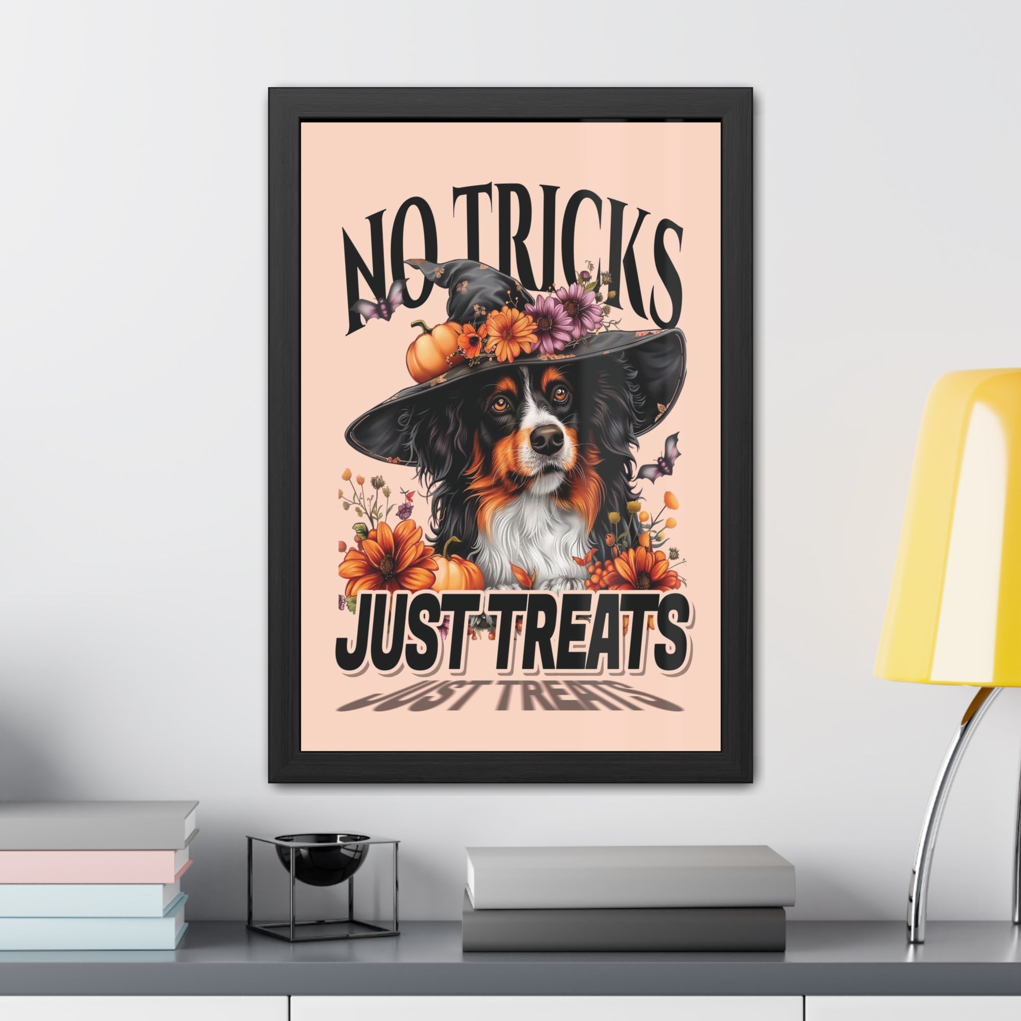 No Tricks Just Treats - Halloween Framed Posters