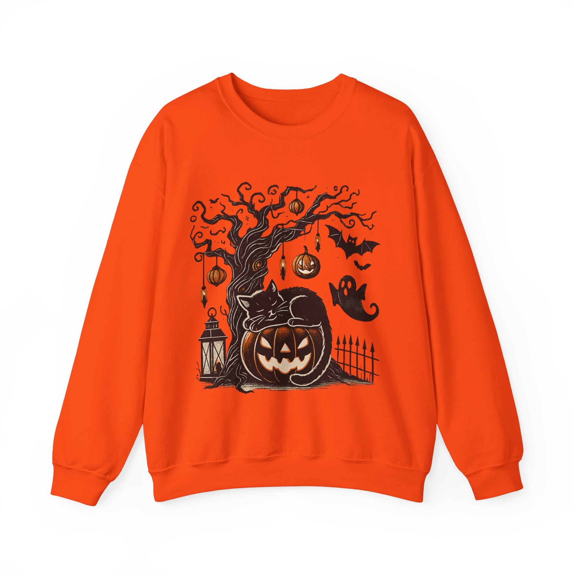 PumpkinCat - Halloween Crewneck Sweatshirt