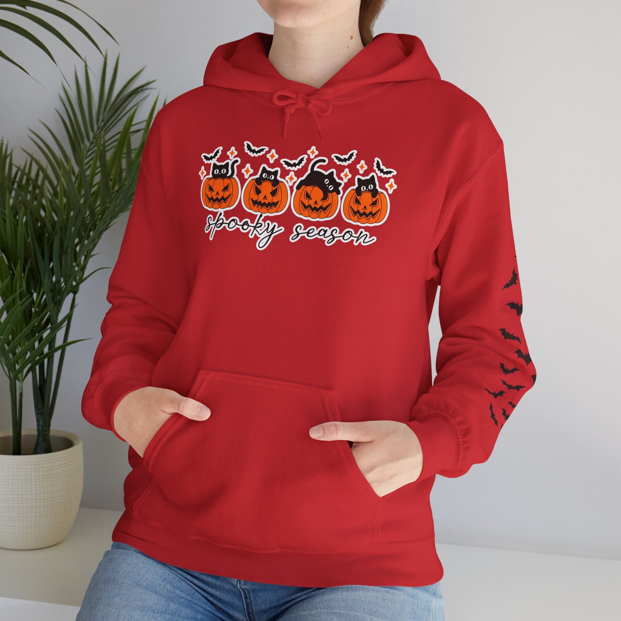 SpookyCat Season - Halloween Hooded Sweatshirt
