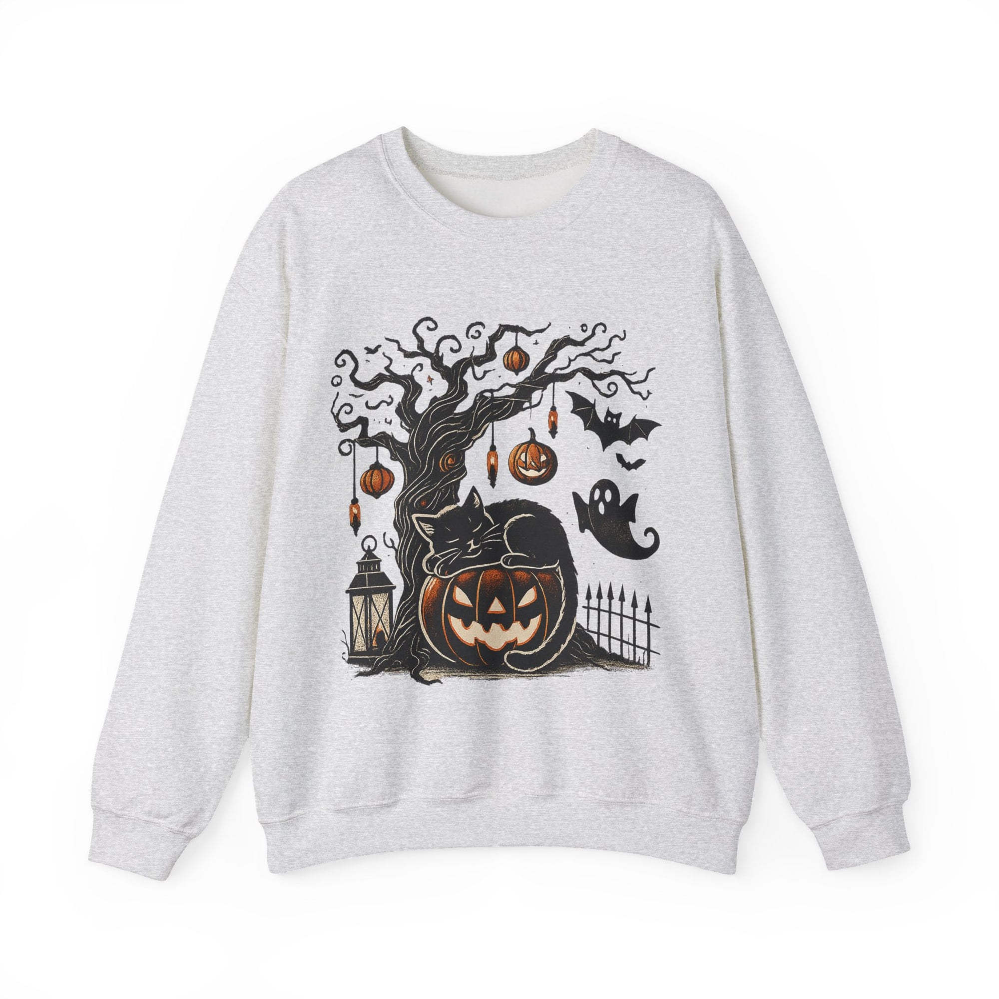 PumpkinCat - Halloween Crewneck Sweatshirt